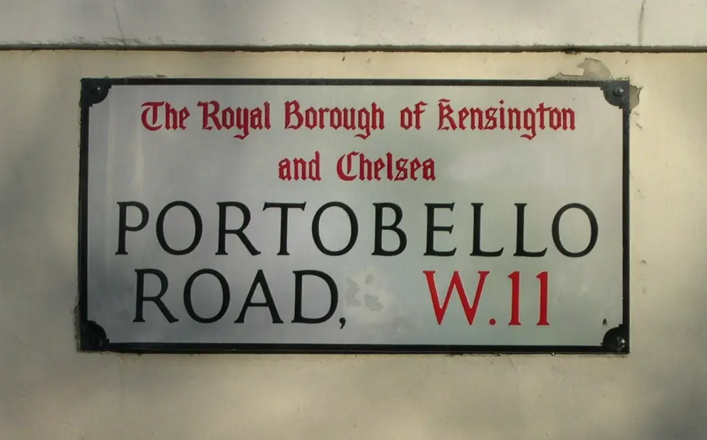 Portobello Road in Notting Hill
