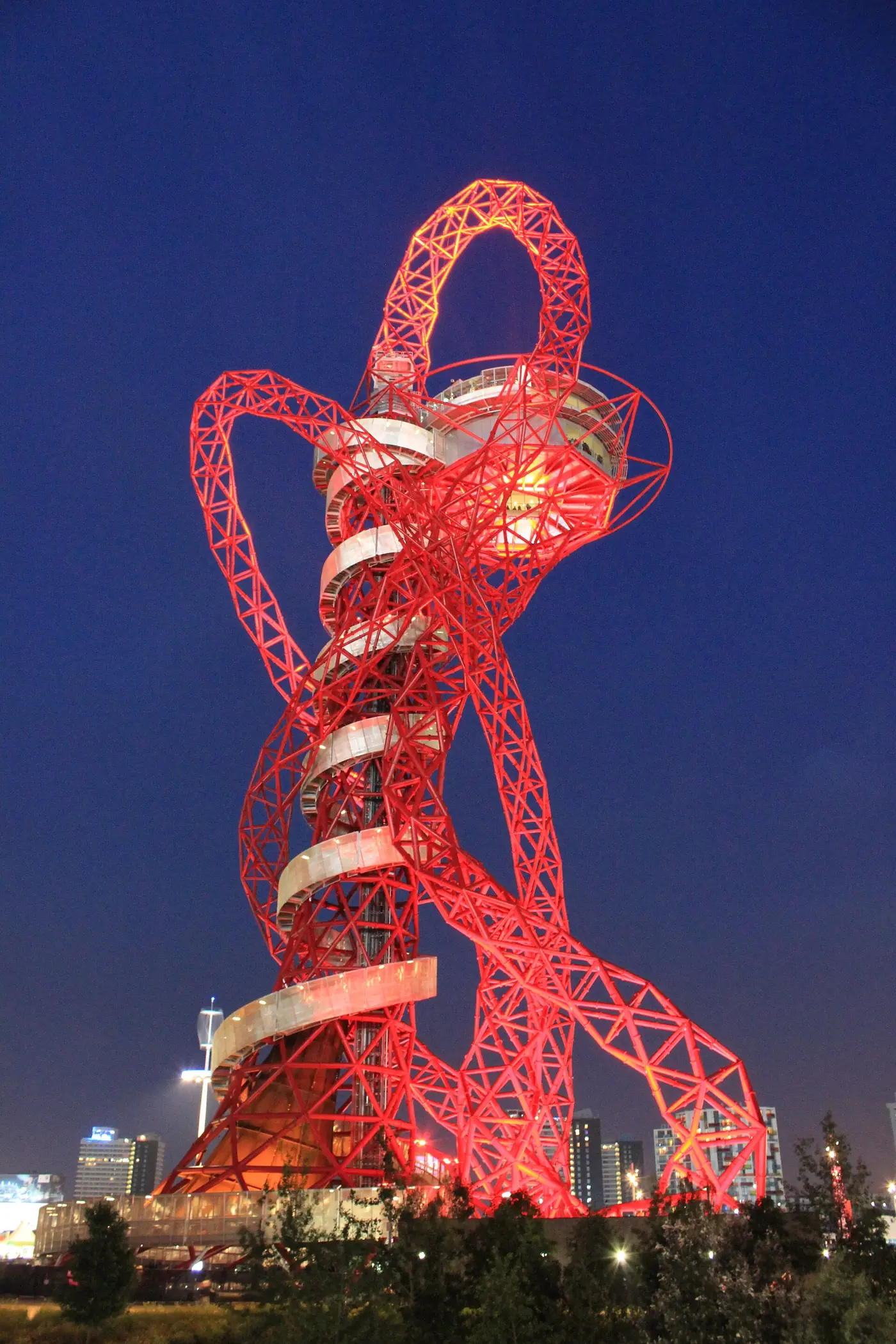 The ArcelorMittal Orbit in the Olympic Park, Stratford